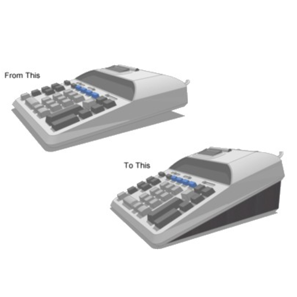 Calculator and Small Electronics Wedge 3"x6"x7"